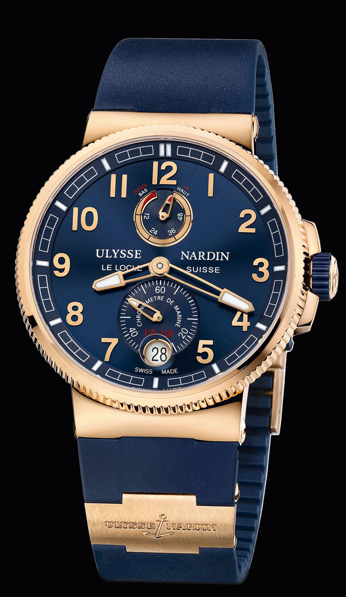 Ulysse Nardin 1186-126-3/63 Marine Chronometer Manufacture 43 mm watch