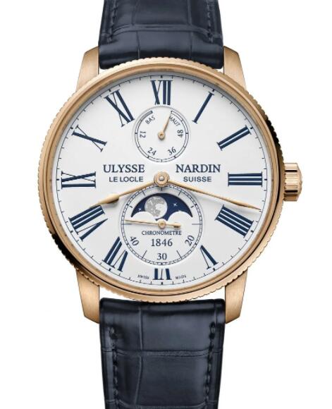 Ulysse Nardin Marine Torpilleur Moonphase Replica Watch 1192-310-0A/1A - Click Image to Close