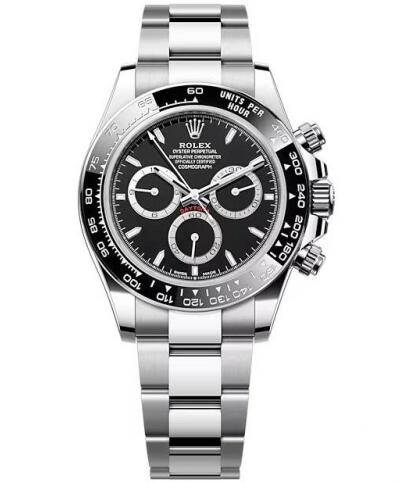 Rolex 126500LN-0002 Cosmograph Daytona Stainless Steel Cerachrom Black Oyster Replica Watch