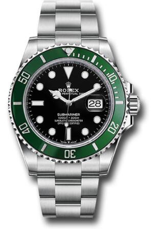 Replica Rolex Steel Submariner Date Watch 126610LV The Starbucks Green Bezel Black Dial
