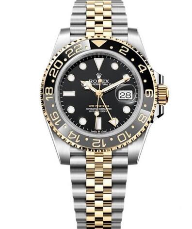 Rolex GMT-Master II Stainless Steel Yellow Gold GRNR Jubilee Replica Watch 126713GRNR-0001