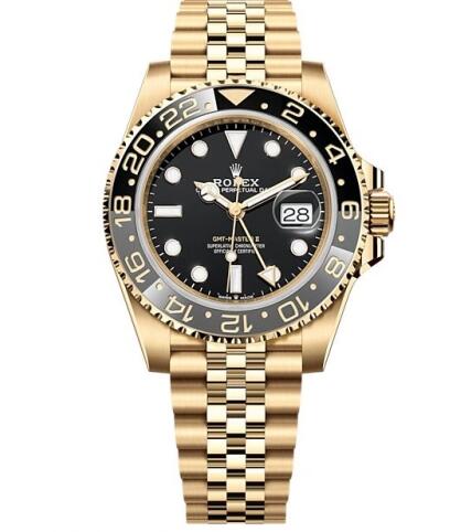 Rolex GMT-Master II Yellow Gold GRNR Jubilee Replica Watch 126718GRNR-0001