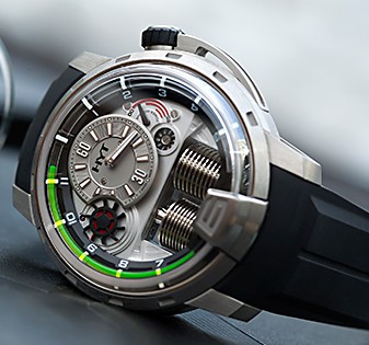HYT Hydro Mechanical Horologist HYT H1 Ref：ref. 148-TT-11-GF-LC watch