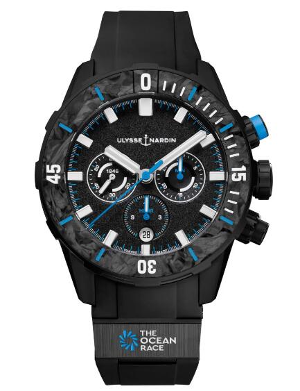 2023 Ulysse Nardin Ocean Race Diver Chronograph Replica Watch 1503-170LE-2A-TOR/3A
