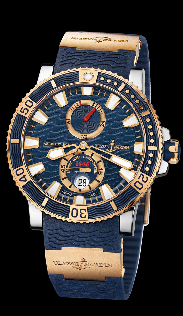 Ulysse Nardin 265-90-3/93 Maxi Marine Diver Titanium watch - Click Image to Close