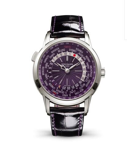 Patek Philippe World Time Date 5330 White Gold Replica Watch 5330G-010