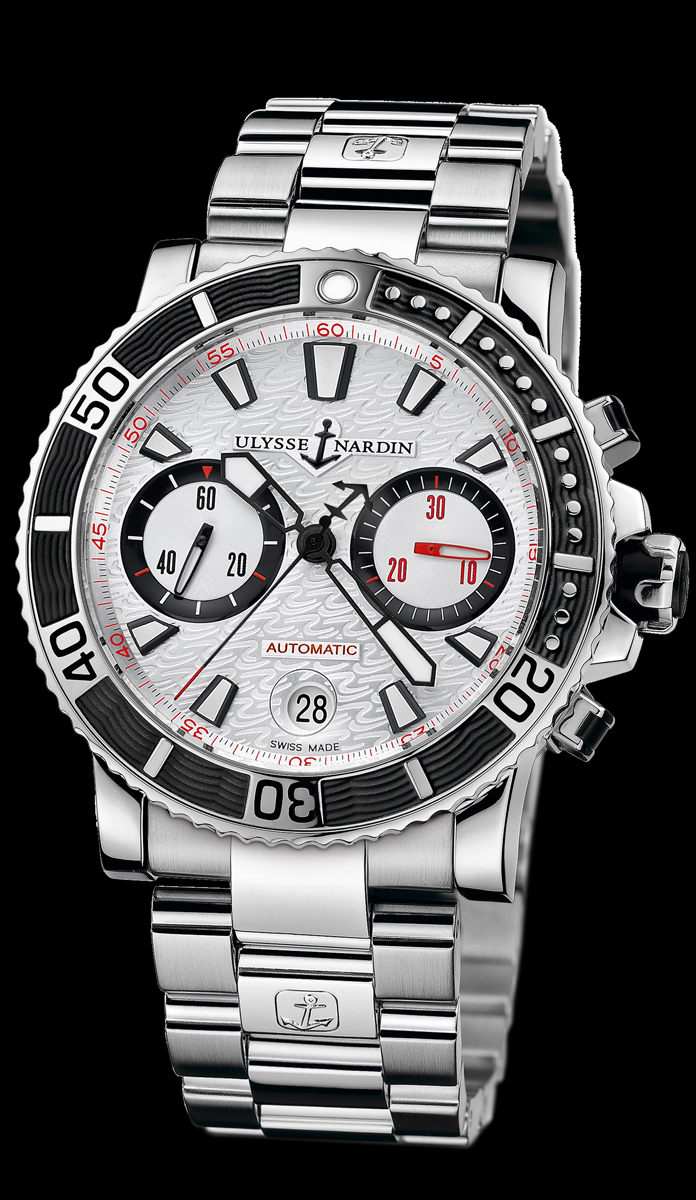 Ulysse Nardin 8003-102-7M/916 Maxi Marine Diver Chronograph watch - Click Image to Close