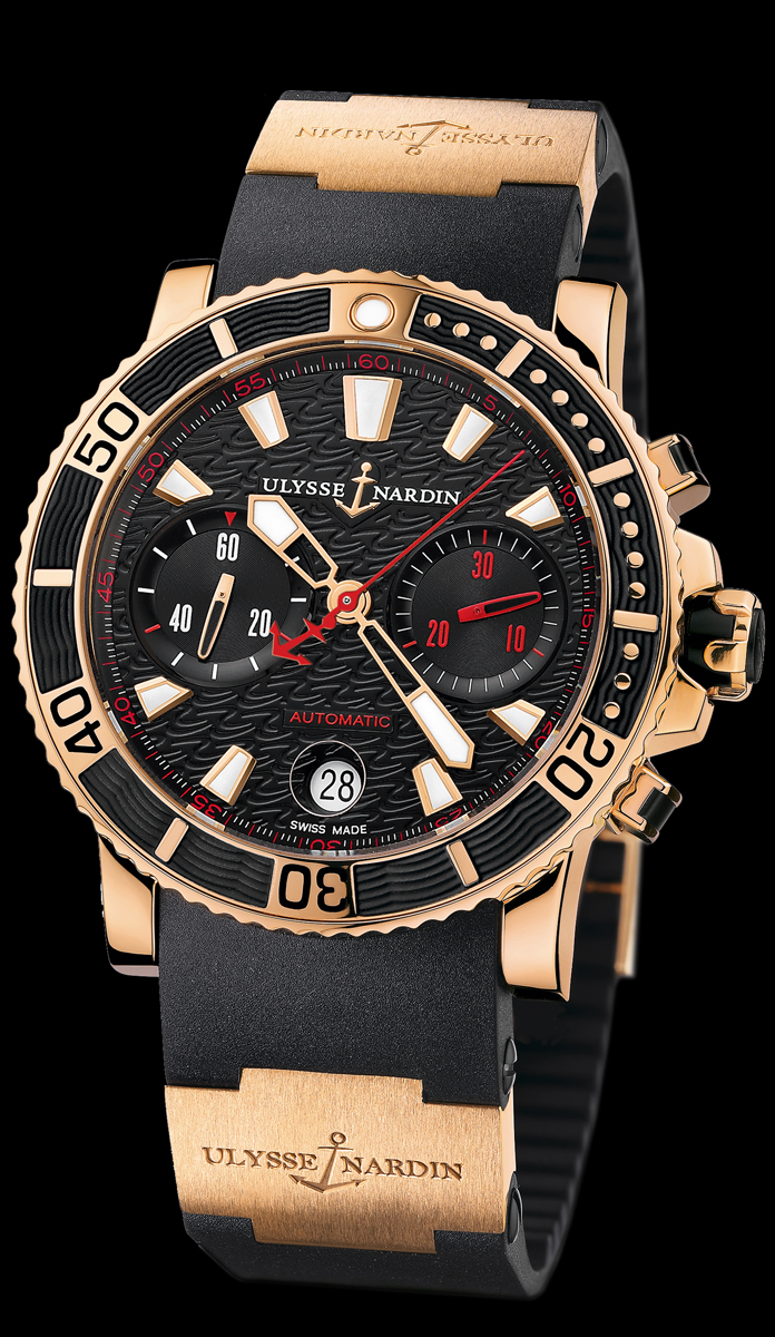 Ulysse Nardin 8006-102-3A/926 Maxi Marine Diver Chronograph watch - Click Image to Close