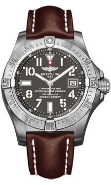 Breitling Avenger Seawolf Stainless Steel A1733010/F538-leather-brown-deployant watch price
