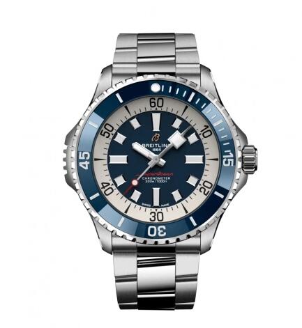 Breitling Superocean Automatic 46 Replica Watch A17378E71C1A1