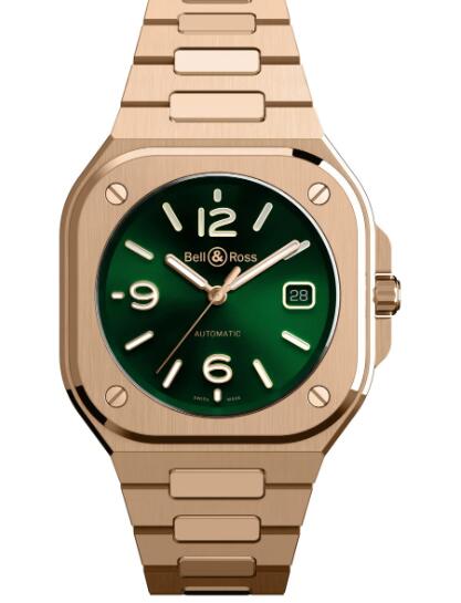 Bell & Ross BR 05 Green Gold Replica Watch BR05A-GN-PG/SPG