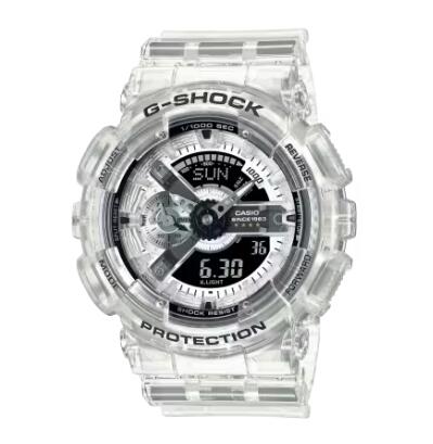 Casio G-SHOCK 40th Anniversary CLEAR REMIX ANALOG-DIGITAL 110 SERIES Replica Watch GA-114RX-7A