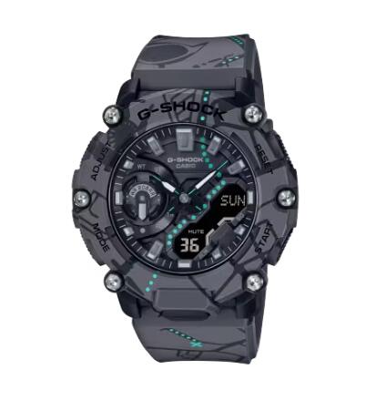 Casio G-Shock Watch Copy 2200 Series GA-2200SBY-8A - Click Image to Close