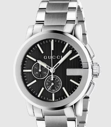 GUCCI Watch Replica Steel G-Chrono watch 44mm YA101204