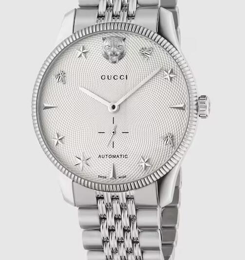 Replica Gucci G-Timeless Watch With Star Bee & Lions Head 40mm YA126354