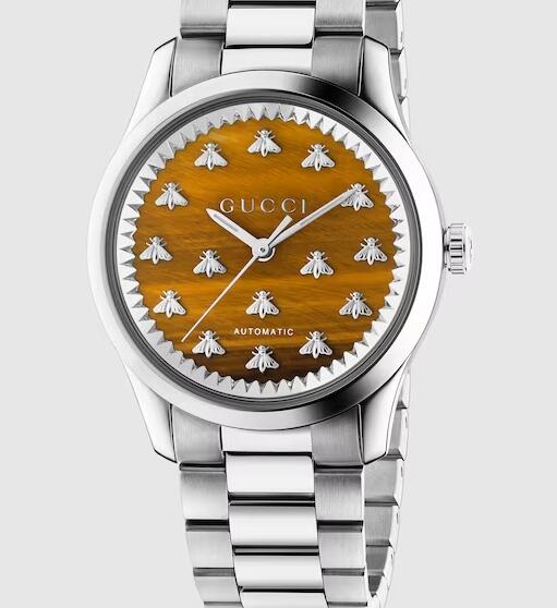 Replica Gucci G-Timeless multibee Watch 38 mm in steel YA1264177