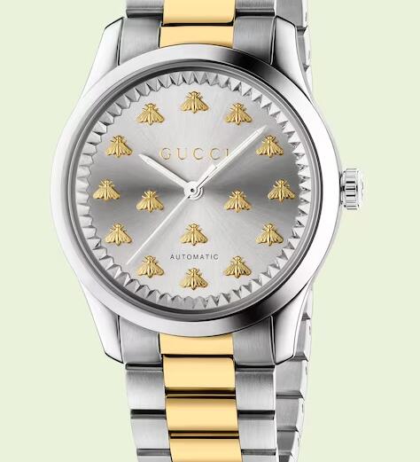 Replica Gucci G-Timeless multibee Watch 38 mm in steel YA1264189