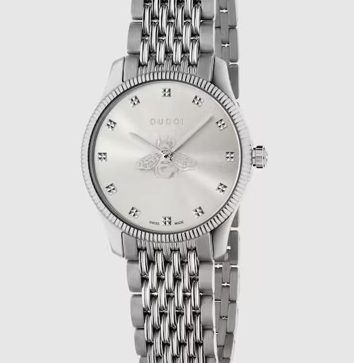 Replica Gucci G-Timeless Watch 29mm In Steel YA1265019