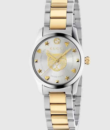 Replica GUCCI YA126596 Yellow Gold G-Timeless Watch 27mm