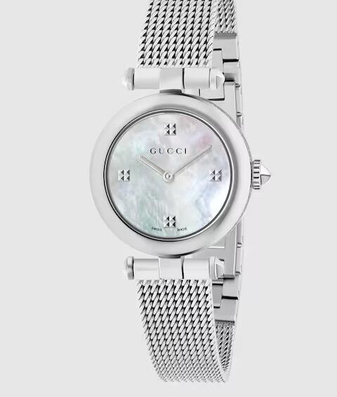 Replica Gucci Diamantissima Steel 27mm Watch YA141504