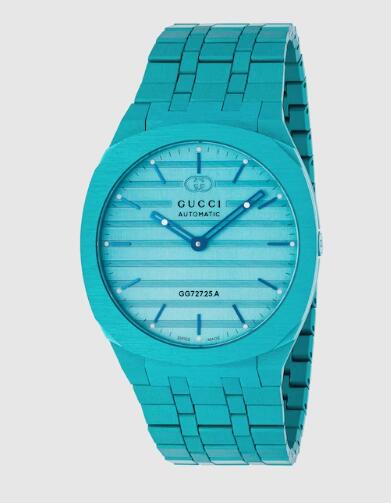 Gucci 25H Watch Replica 40mm in aluminum YA163315